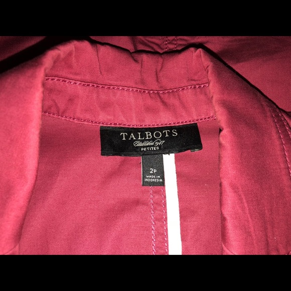 Talbots Dusty Pink/Red Women’s Career Blazer - Picture 3 of 8